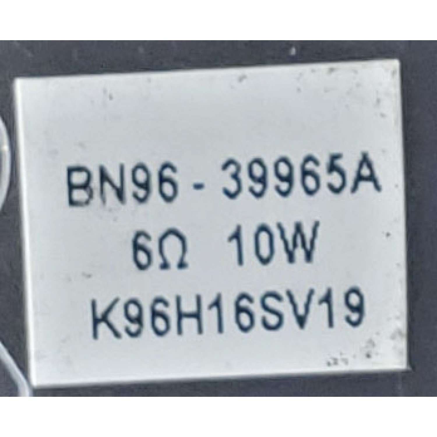 KIT DE BOCINAS PARA TV SAMSUNG / NUMERO DE PARTE BN96-39965A / 6Ω / 10W / BN9639965A / MODELO HG65NE890UFXZA FA01	 - Imagen 2